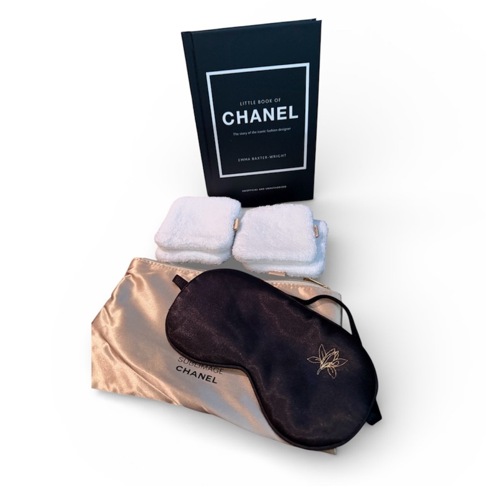 New Chanel Beauté Bundle (sleep mask, reusable cleansing pads and lil Book)